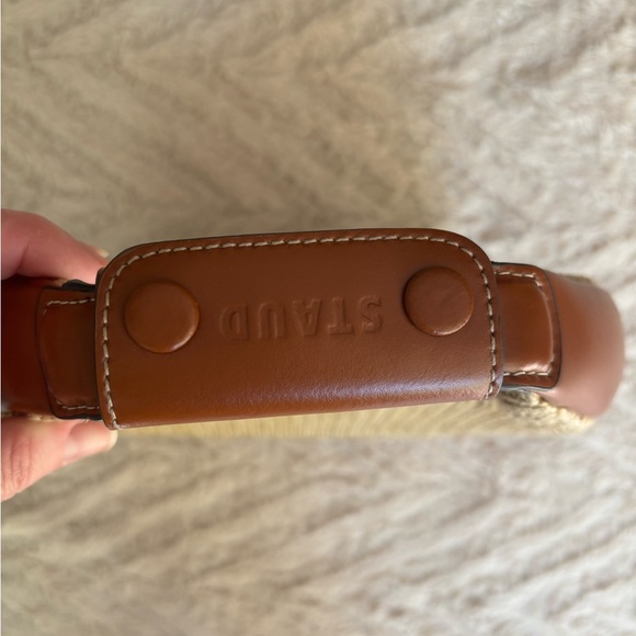 Staud Raffia Mini moon bag - Picture 6 of 9